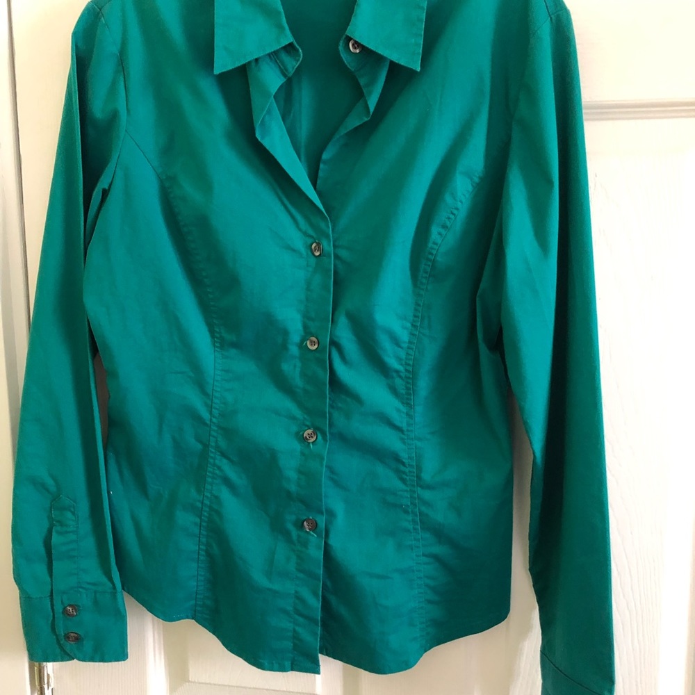 Green dress shirt